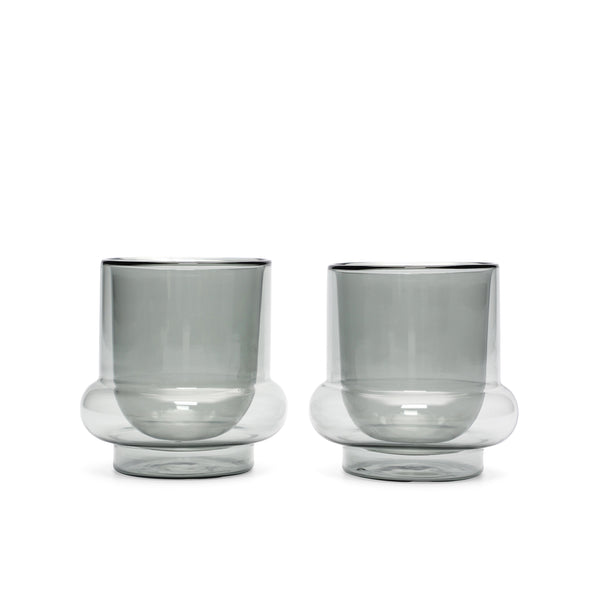 コップ Tom Dixon Bump Insulated Glass Coffee Cups - Set of 2 – MoMA