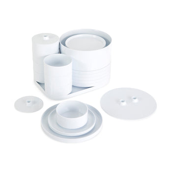 Vignelli Hellerware Max1 Stacking Dinnerware - Set of 25 – MoMA Design ...