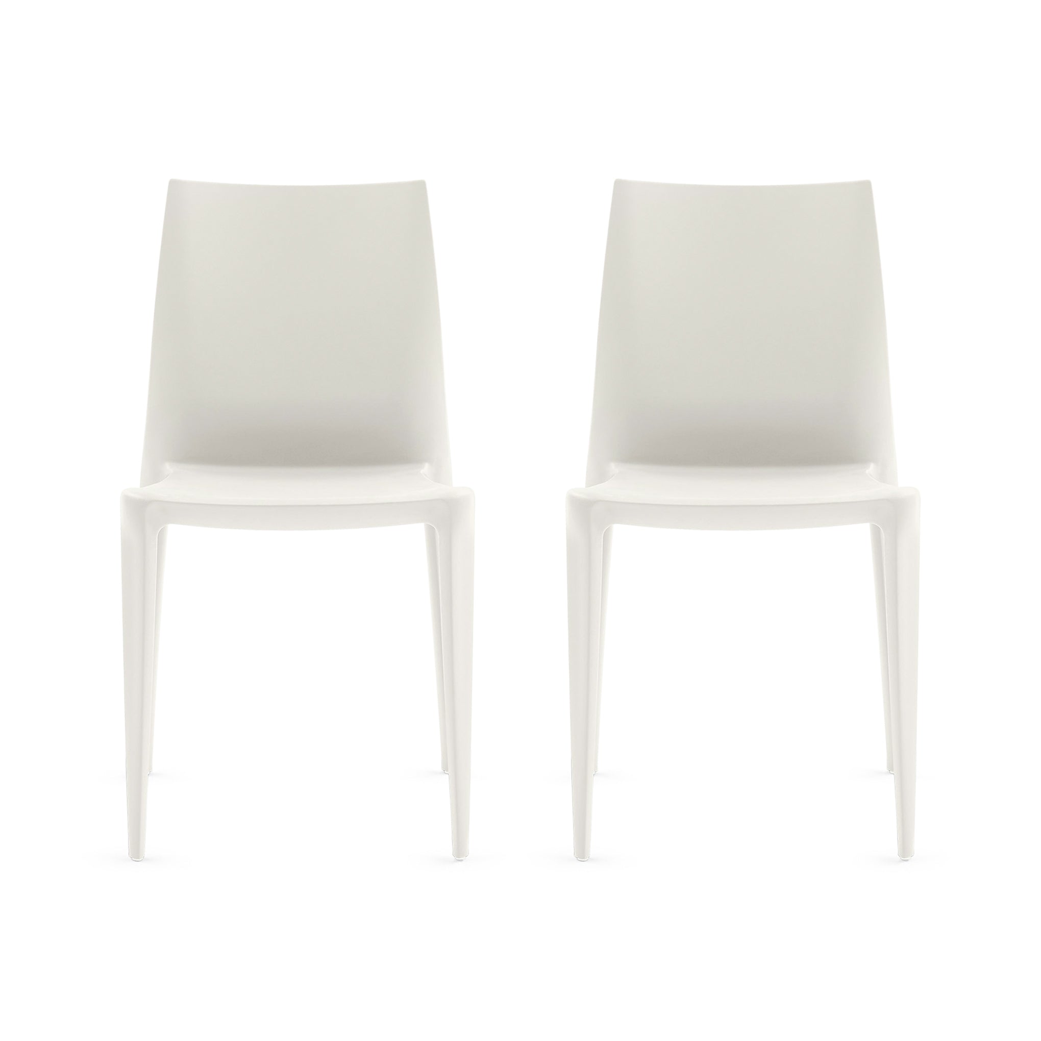 Mario Bellini Stacking Chair from Heller - Set of 2 - White – MoMA