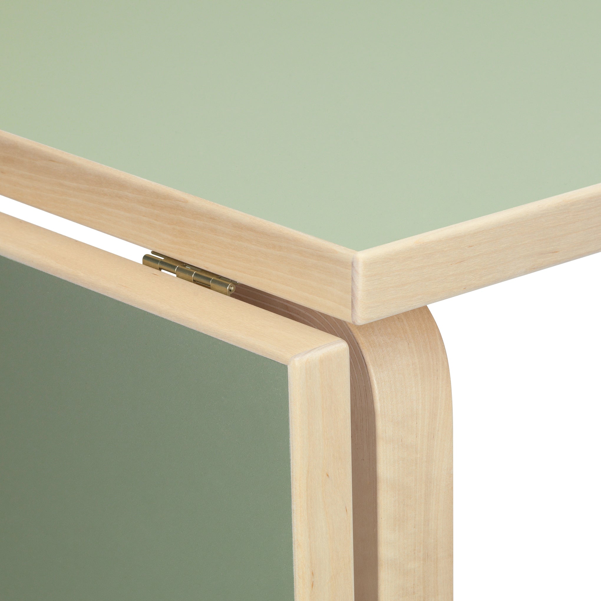 Artek Alvar Aalto Drop-Leaf Table - Pistachio/ Olive – MoMA Design