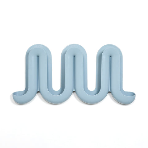 Swell Coat Rack Wall Organizer - Blue/ Gray