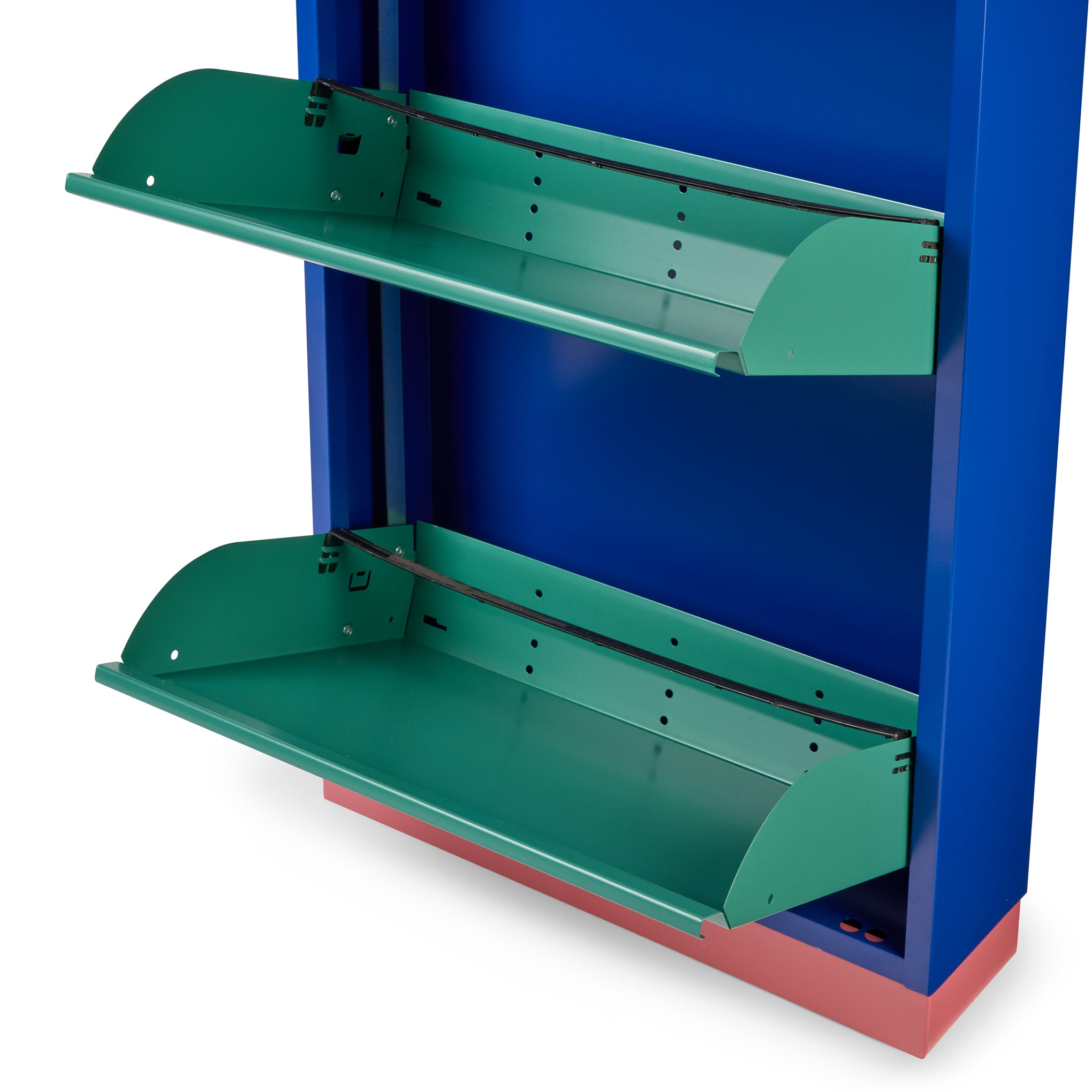 3-Drawer Shoe Rack & Storage Cabinet - Blue/ Green – MoMA Design Store