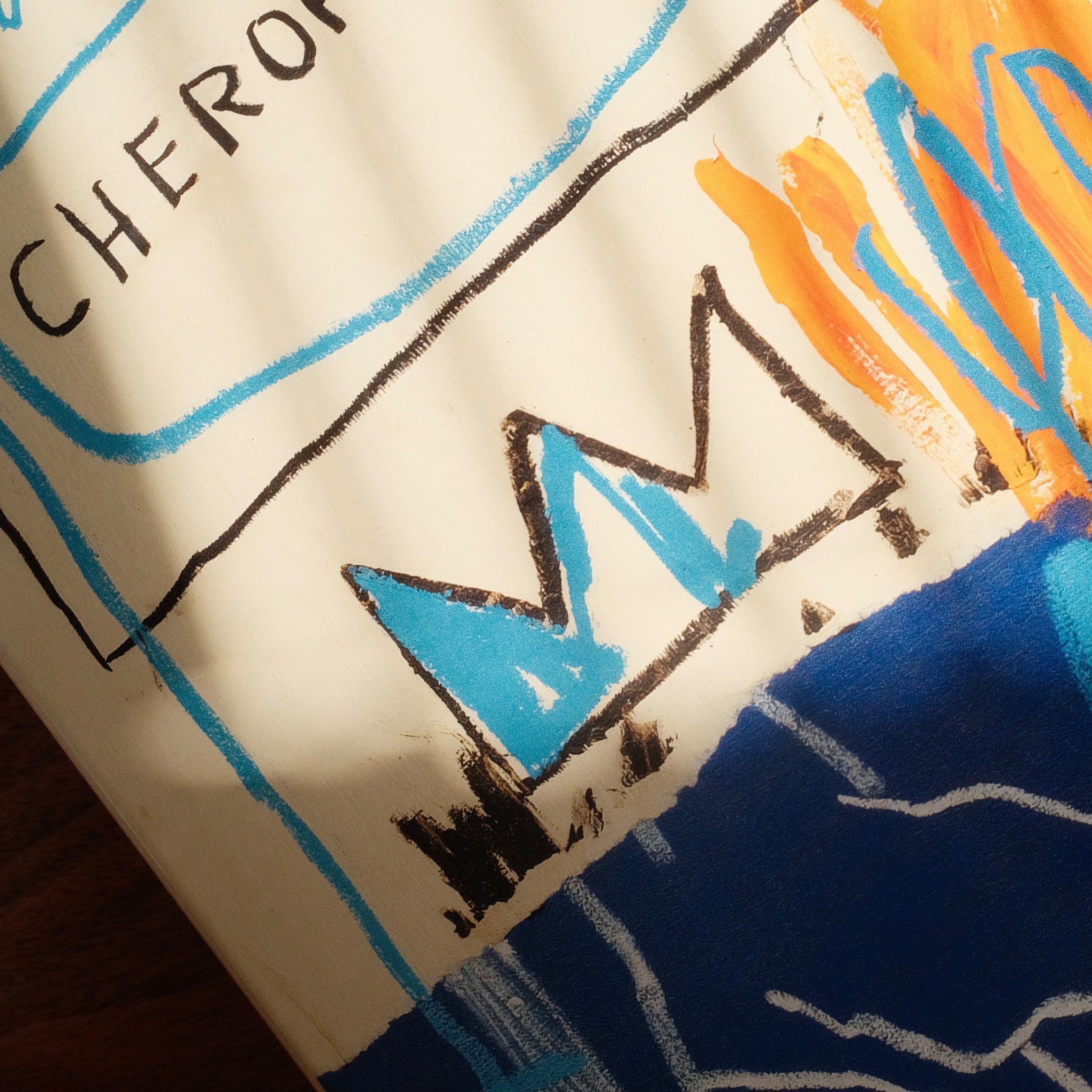 Jean-Michel Basquiat Charles the First Skateboard Triptych from