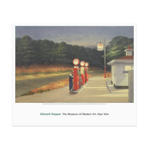 Edward Hopper Gas Poster