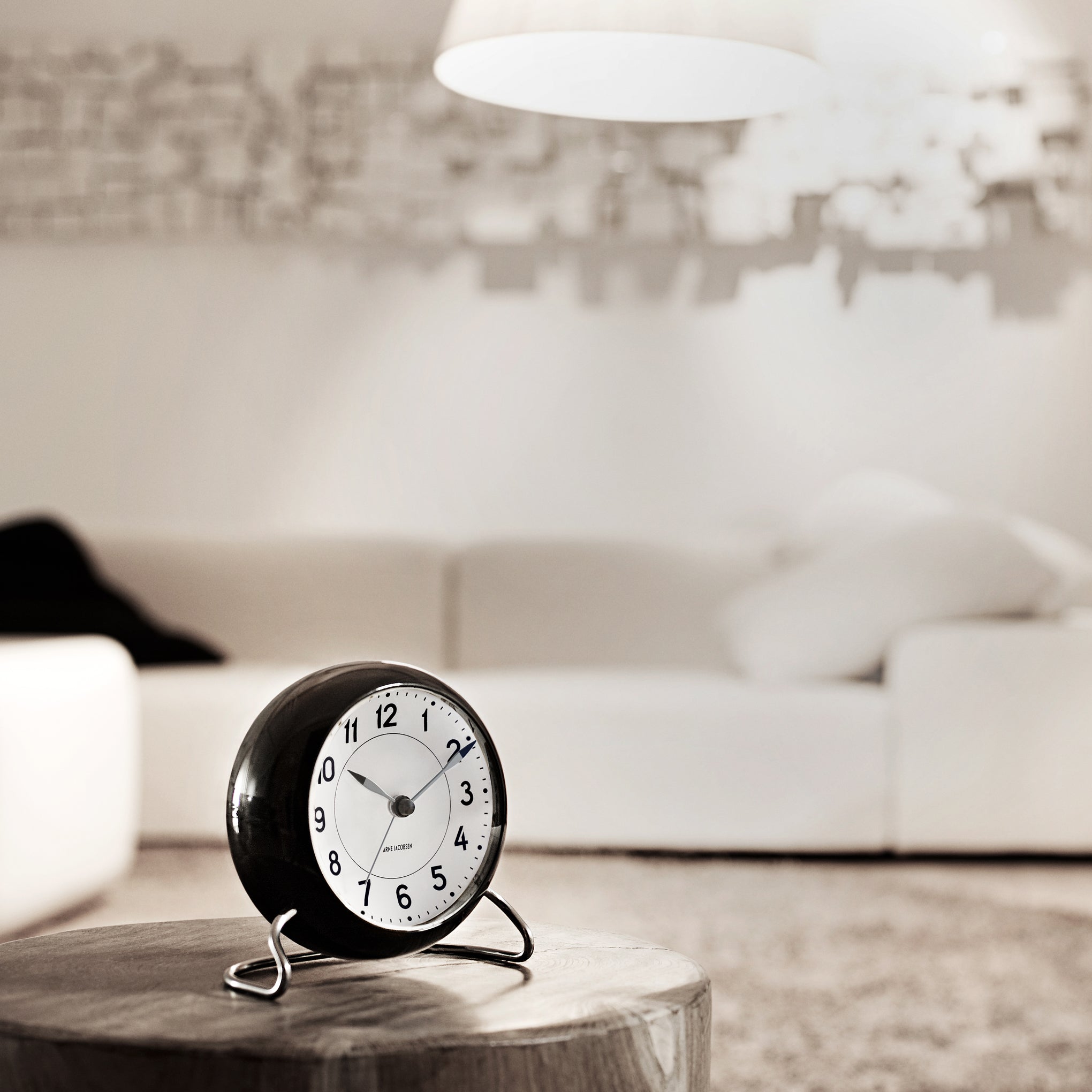 Arne Jacobsen Station Alarm Clock Black MoMA Design Store