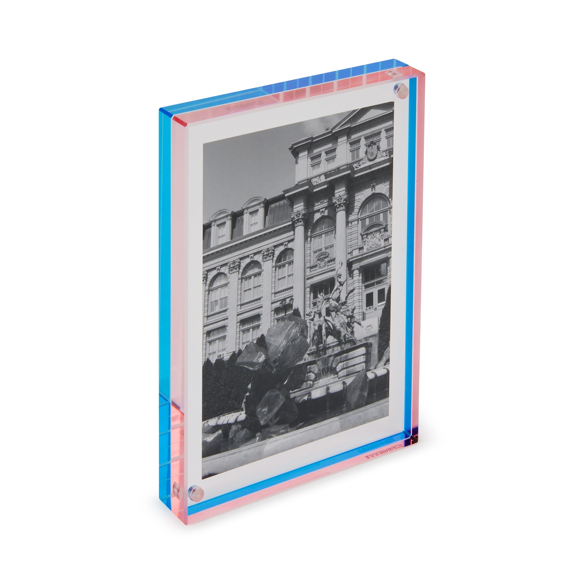 Nicolai Canetti Dual-Color Magnetic Picture Frame - Blue/Pink