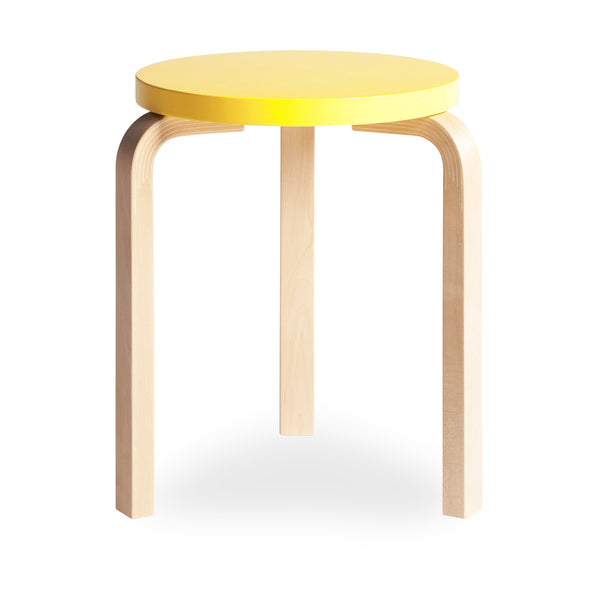 Artek Aalto Stacking Stool 60 - Yellow – MoMA Design Store