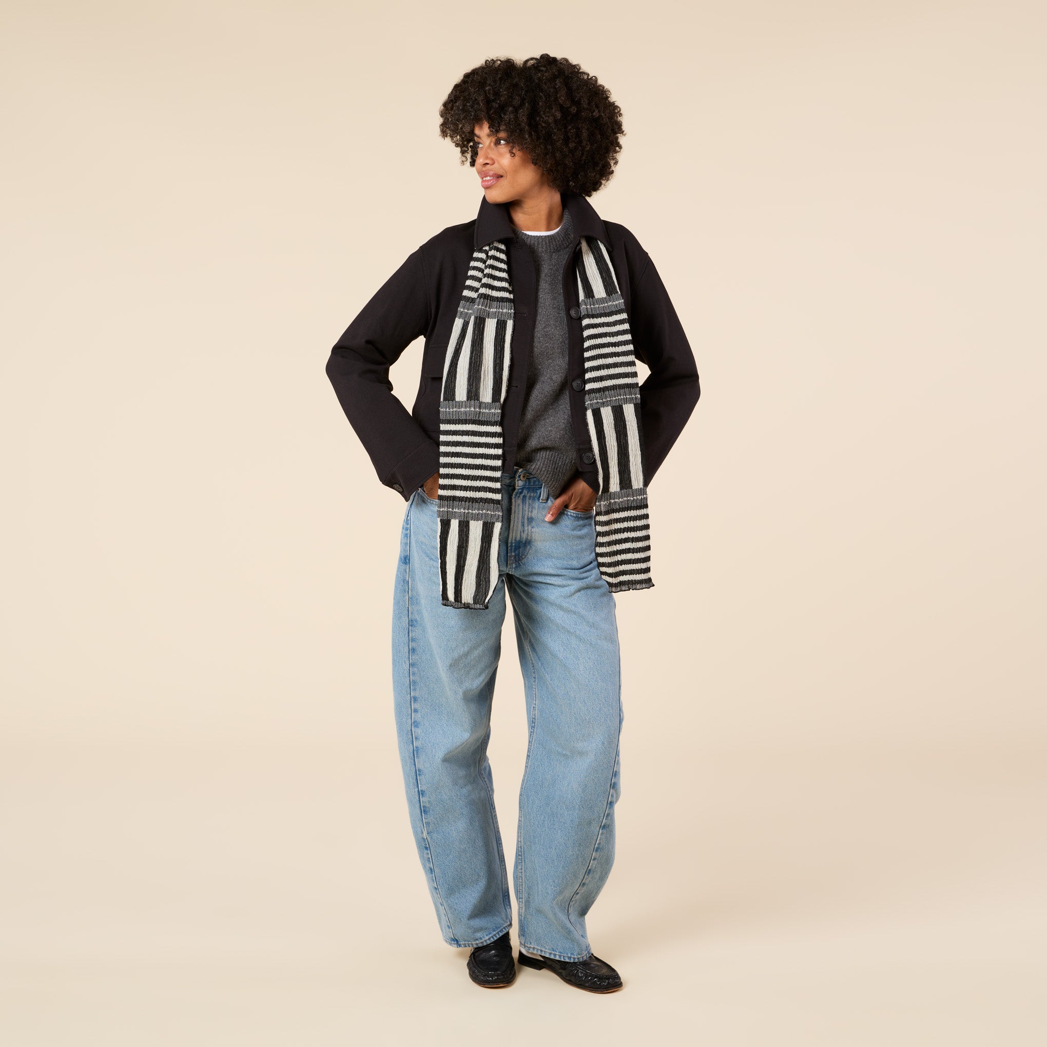 Nuno Stripey Stripe Wool-Cotton Scarf – MoMA Design Store