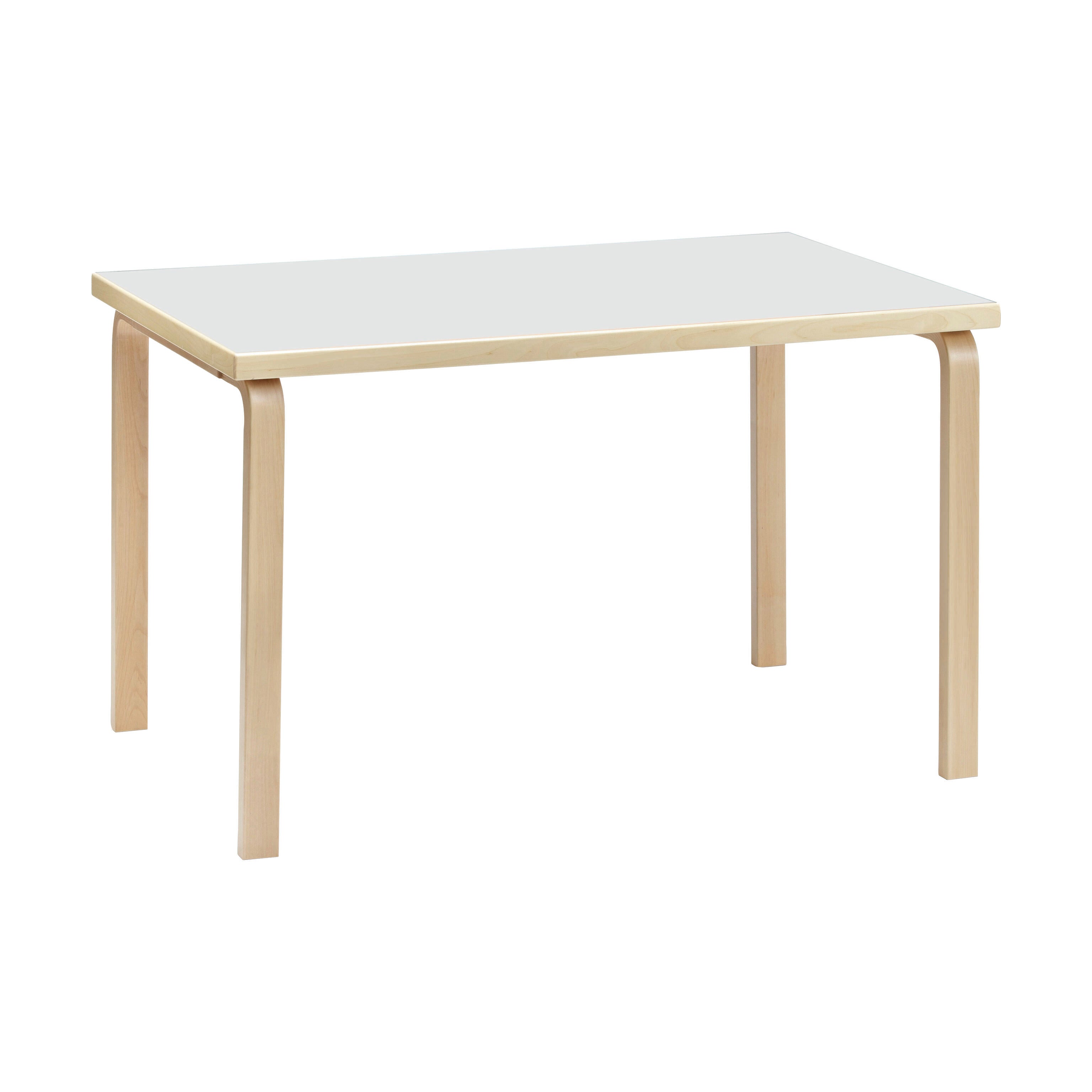 5月末までの価格！Artek. Aalto. Table.100cm バーチ材⑧ Artek Aalto Rectangular Dining Table 81B - White – MoMA Design Store
