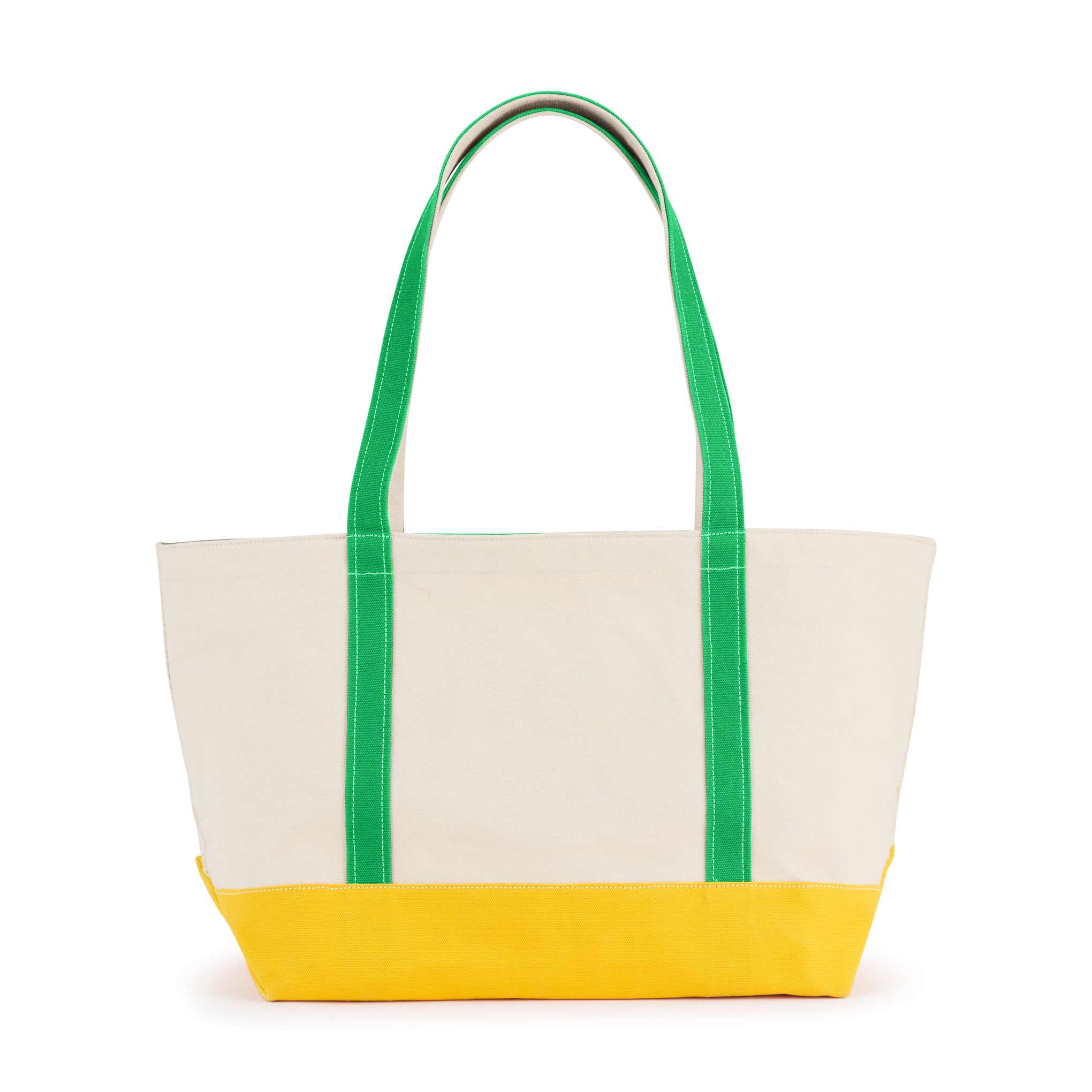 MoMA Baggu Heavyweight Canvas Tote - Green/ Yellow – MoMA Design Store