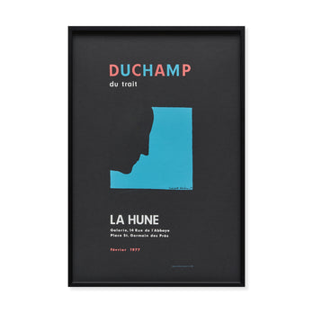 Marcel Duchamp du trait Framed Poster – MoMA Design Store