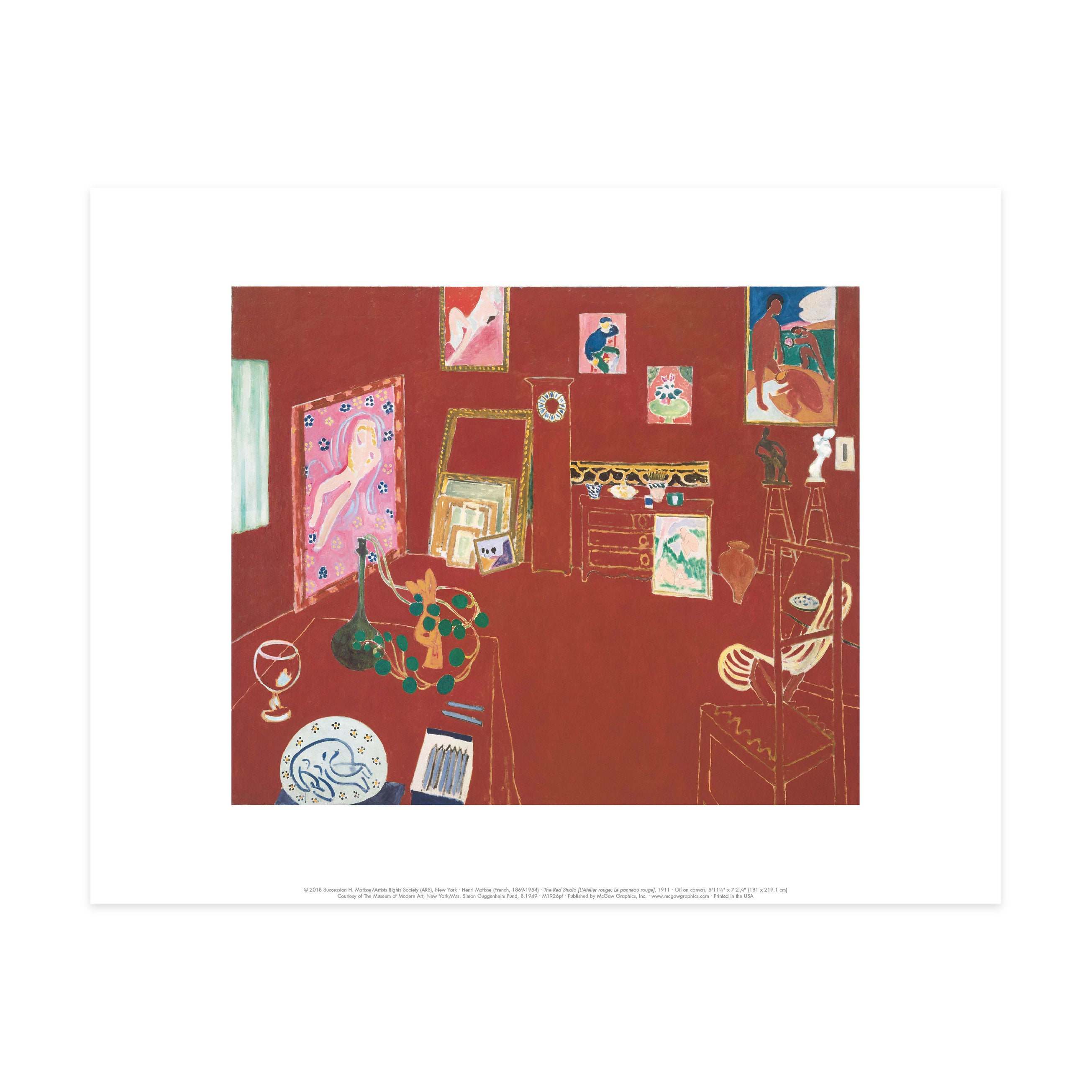 Matisse: The Red Studio Print – MoMA Design Store