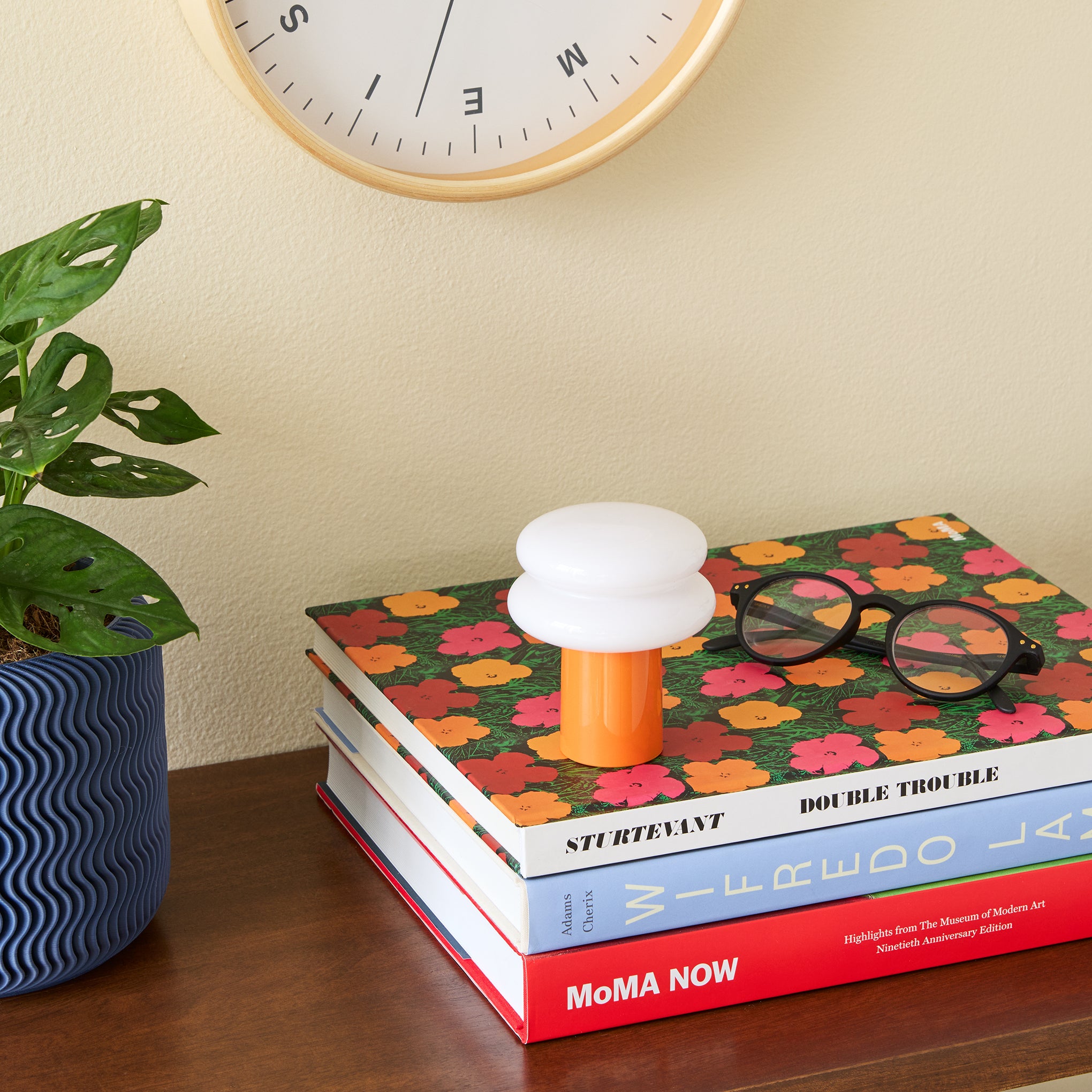 Snowman 8 Mini Portable Lamp - Tangerine – MoMA Design Store