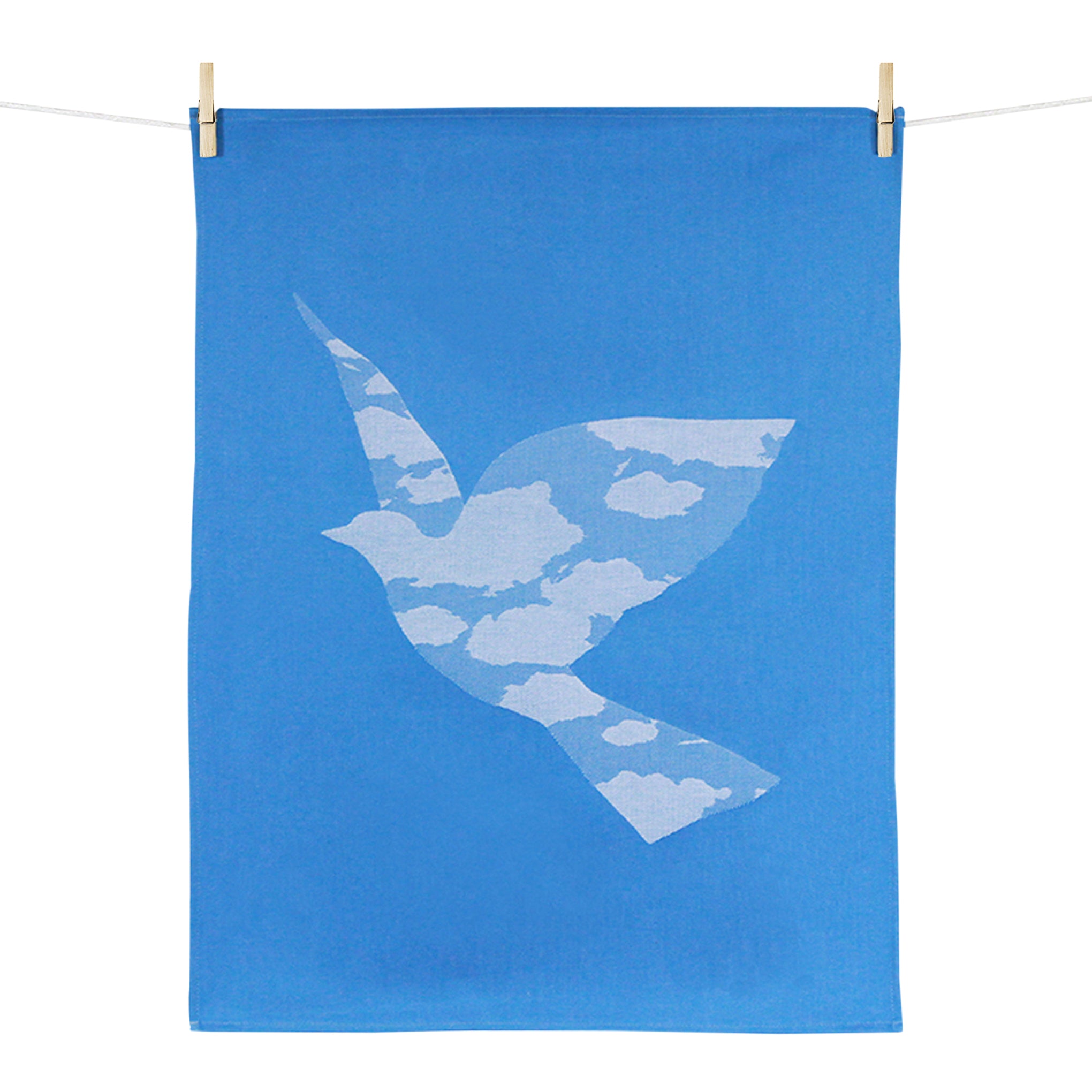 René Magritte Cotton Tea Towel - Oiseau