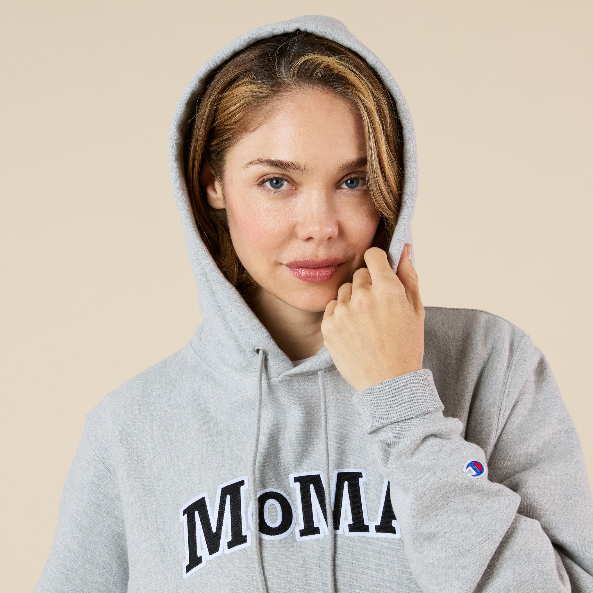 Champion Hoodie - MoMA Edition - Oxford Gray – MoMA Design Store
