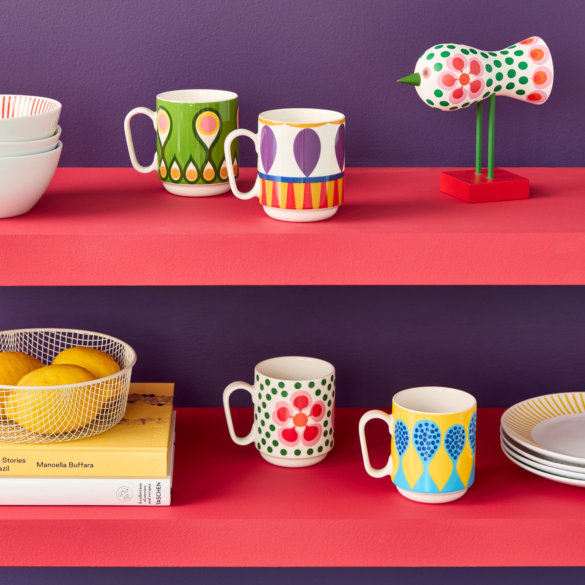 Lisa Larson Bone China Bird Mug - White – MoMA Design Store