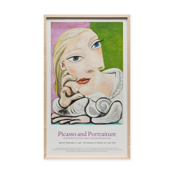 Pablo Picasso and Portraiture Framed Exhibition Poster – MoMA