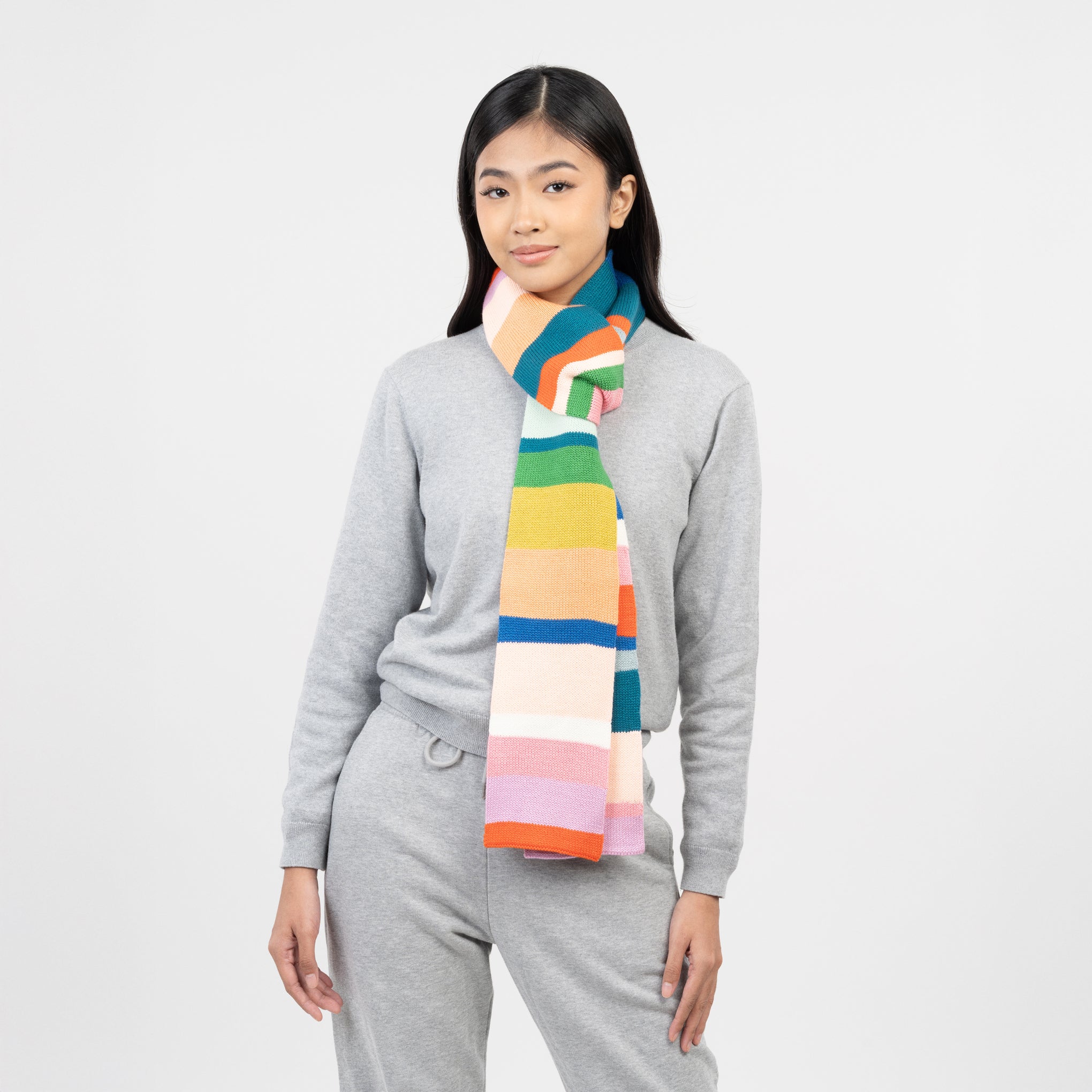 Verloop Skinny Multi Stripe Scarf – MoMA Design Store