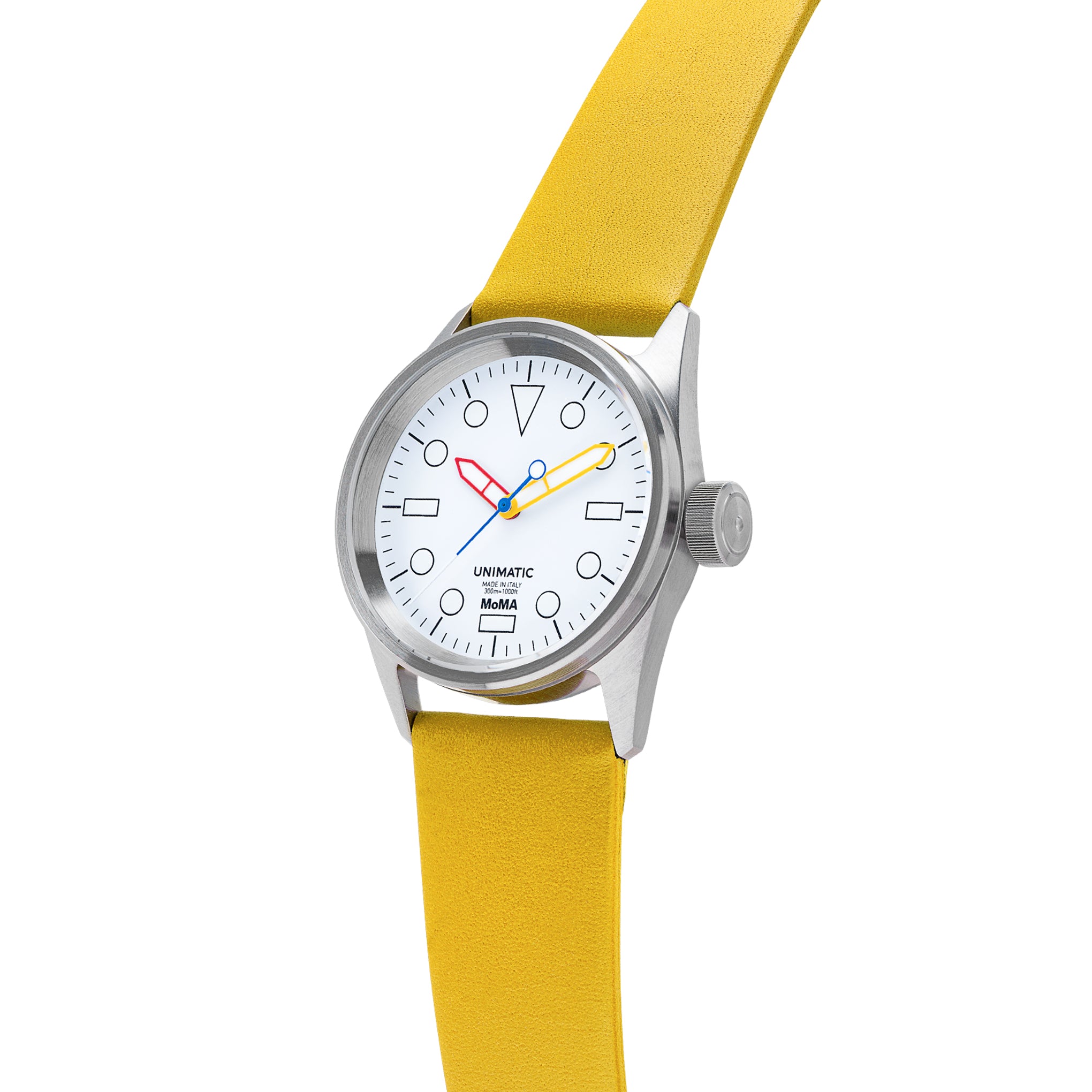 MoMA Unimatic De Stijl Modello Cinque Watch - Yellow – MoMA Design