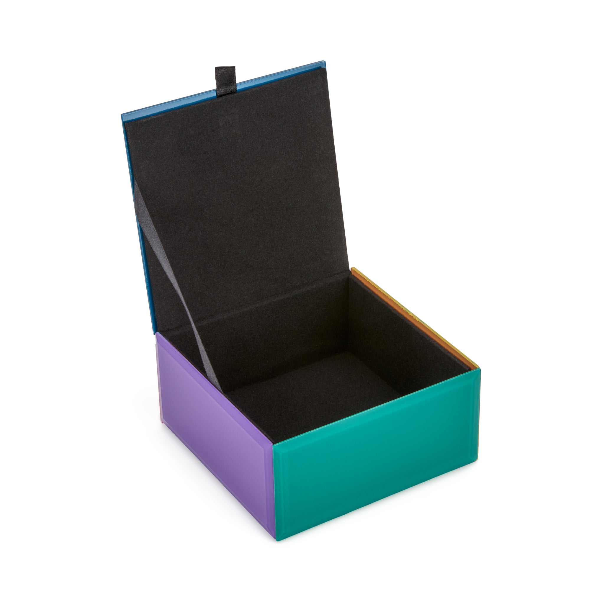Colorblock Glass Jewelry Box - Blue Multi – MoMA Design Store