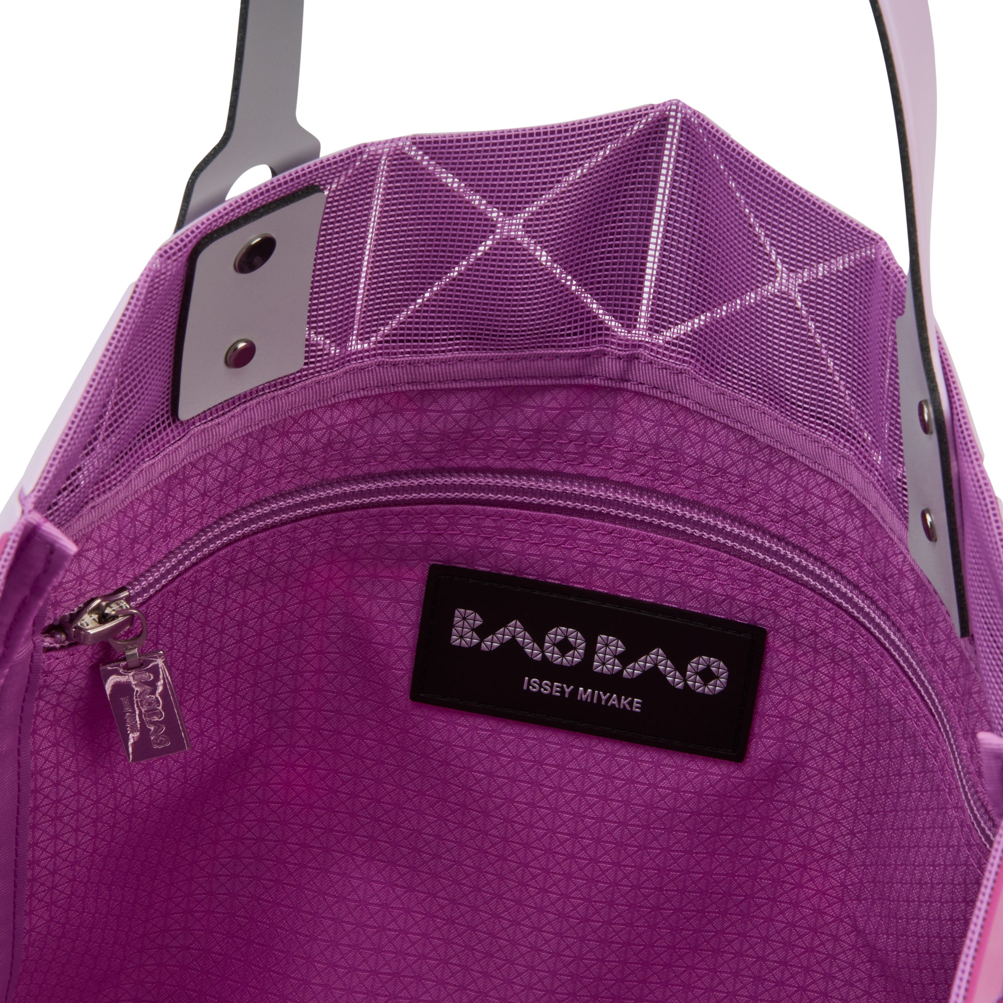 BAO BAO ISSEY MIYAKE Lucent Tote Bag - Magenta/ Light Magenta