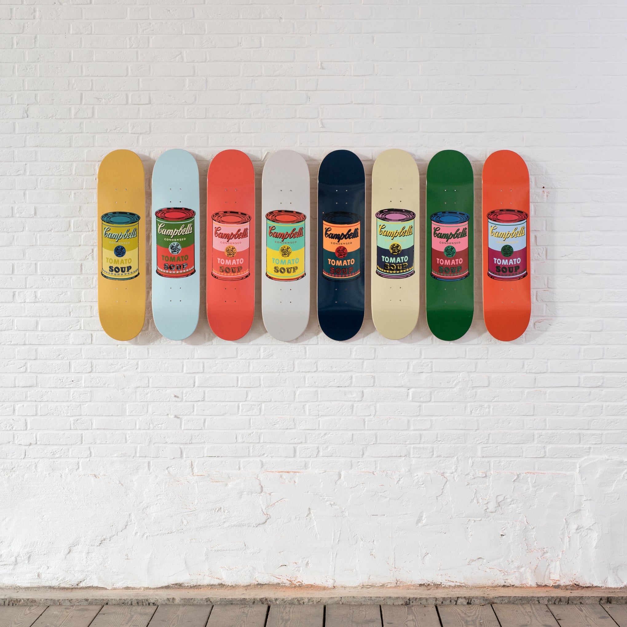 Andy Warhol: Skateboard Colored Campbell's Soup Cans - Teal – MoMA
