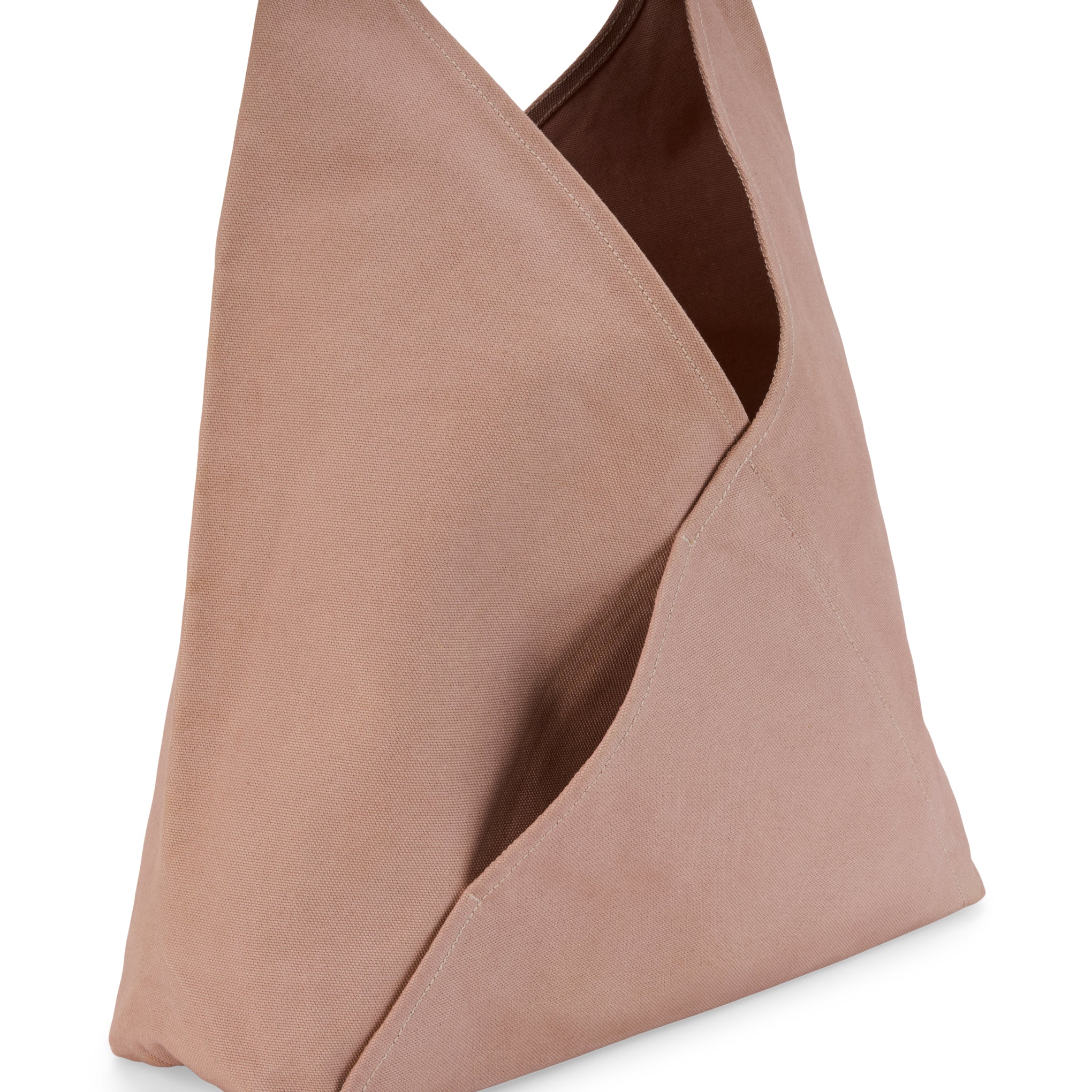 Kamaro'an Natural Dyed Woven Triangle Tote Bag - Purple – MoMA