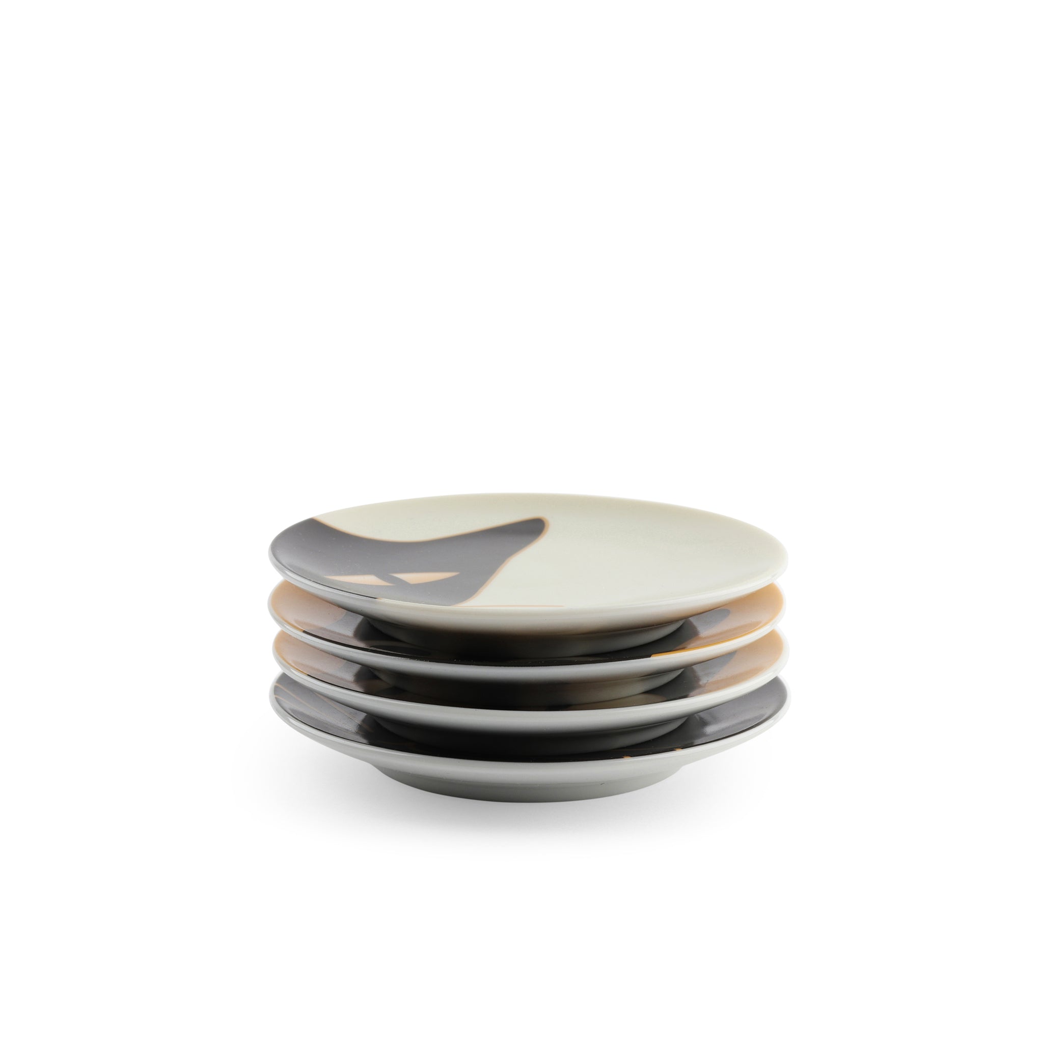 MoMA購入 チャットプレート Ikuko Nakazawa Porcelain Cat Plate - Set of 4 – MoMA Design Store