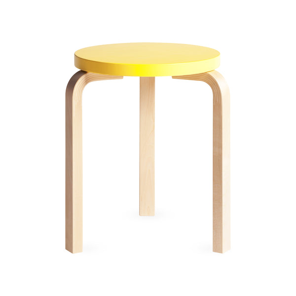 Artek Aalto Stacking Stool 60 - Yellow – MoMA Design Store