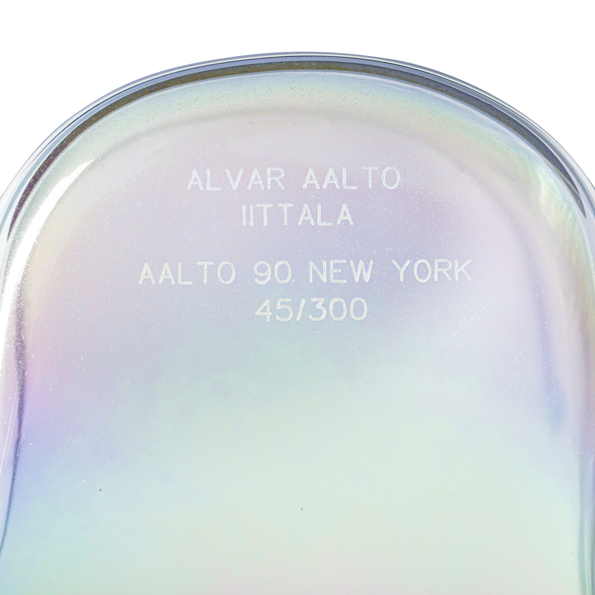 Alvar Aalto Iridescent Glass Vase - 90th Anniversary NYC Edition