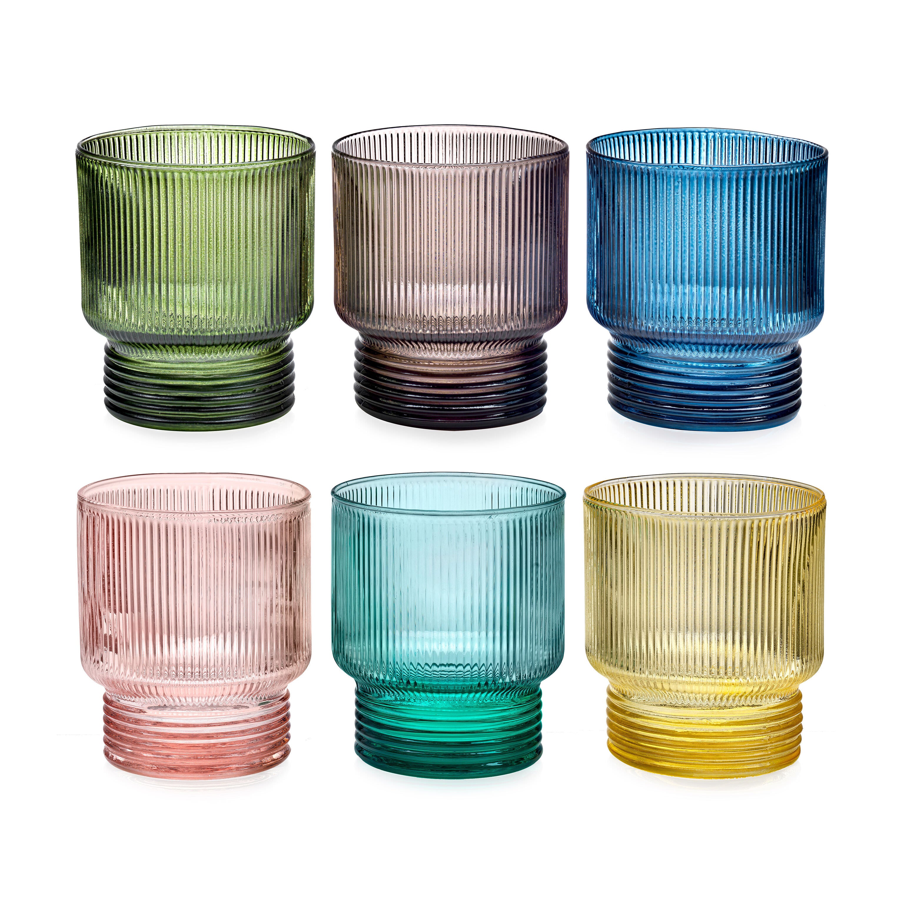 Todo Modo Stacking Glass Tumblers - Set of 6