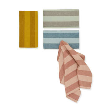 Essential Striped Table Linens - Set of 4 - Napkins S/4