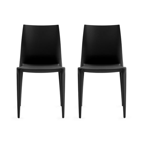 Mario Bellini Stacking Chair from Heller - Set of 2 - Black – MoMA