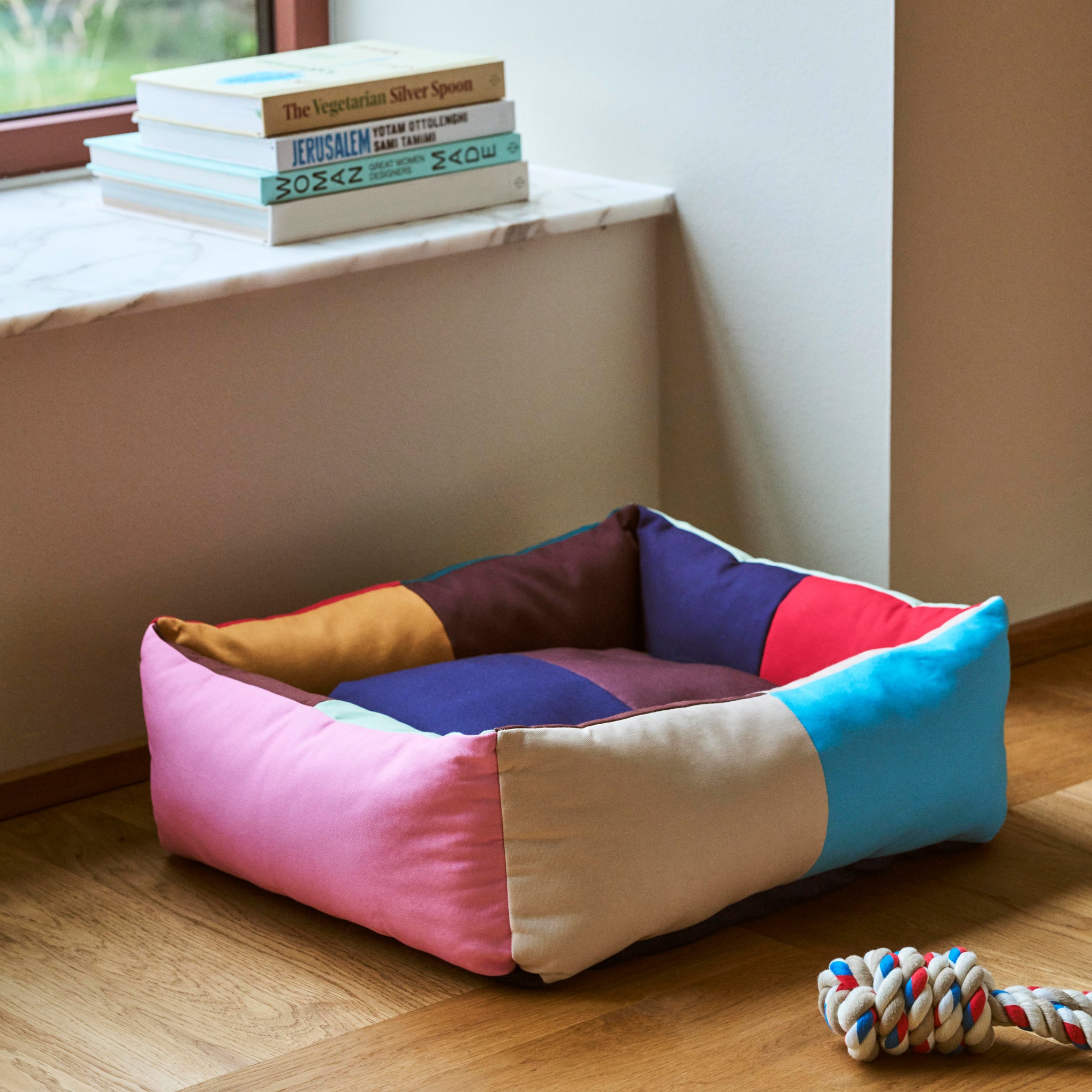 HAY Dog Bed in Recycled Polyester - Multi – MoMA Design Store