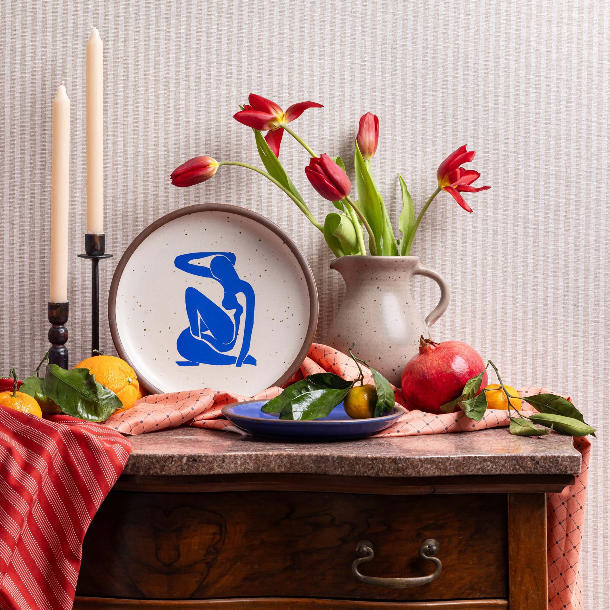 Henri Matisse Nu bleu, I–IV Stoneware Dinner Plates - Set of 4