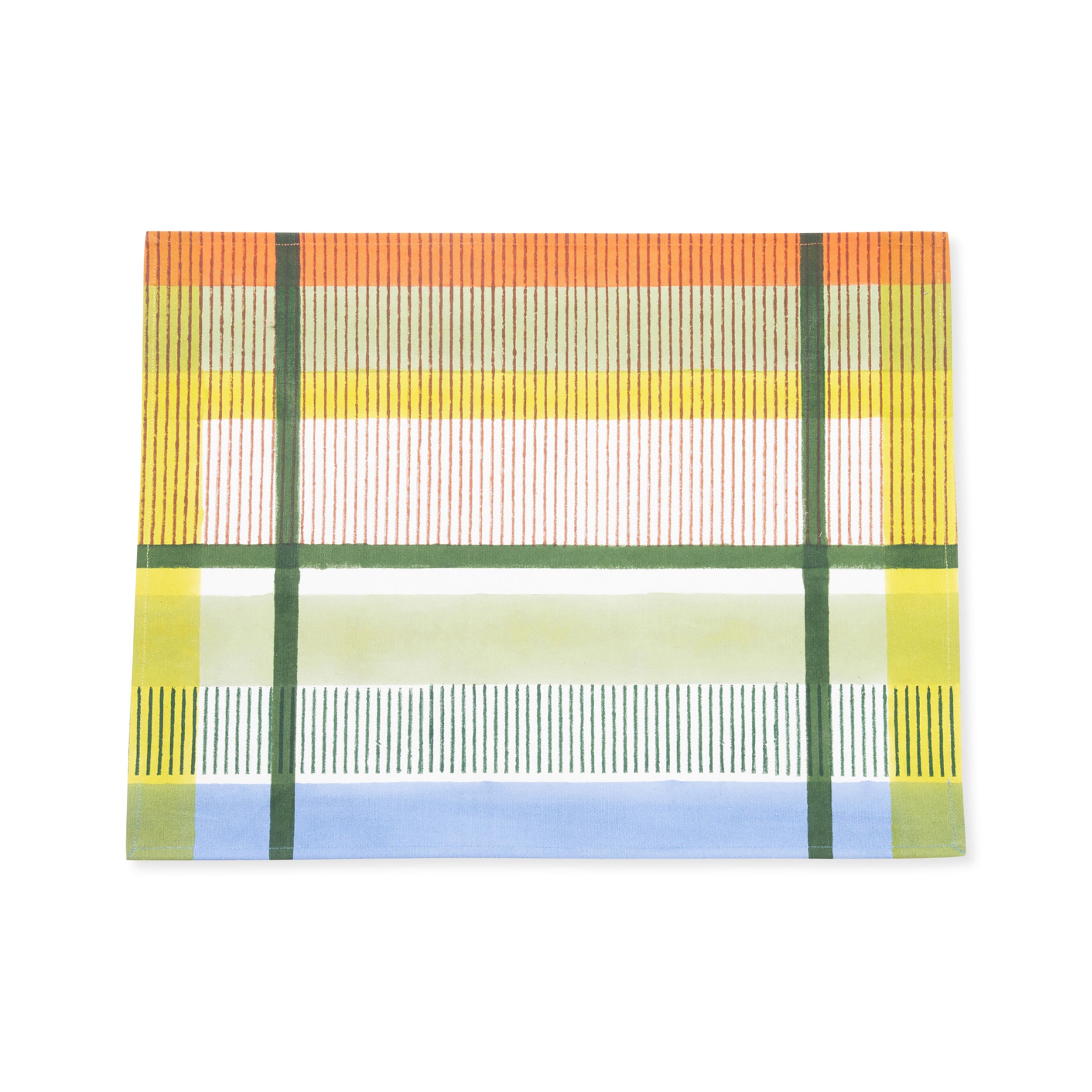 Modernist Stripe Cotton Table Linens - Placemat