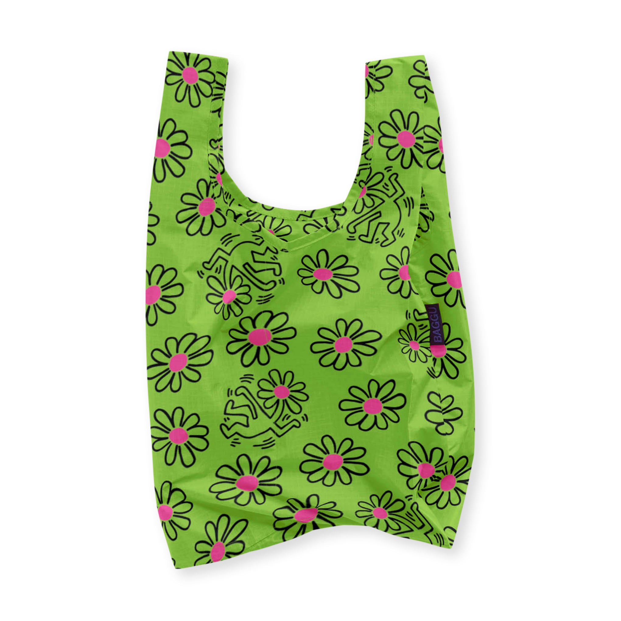 Keith Haring Baggu Flower Recycled Nylon Baby Tote Bag – MoMA Design Store