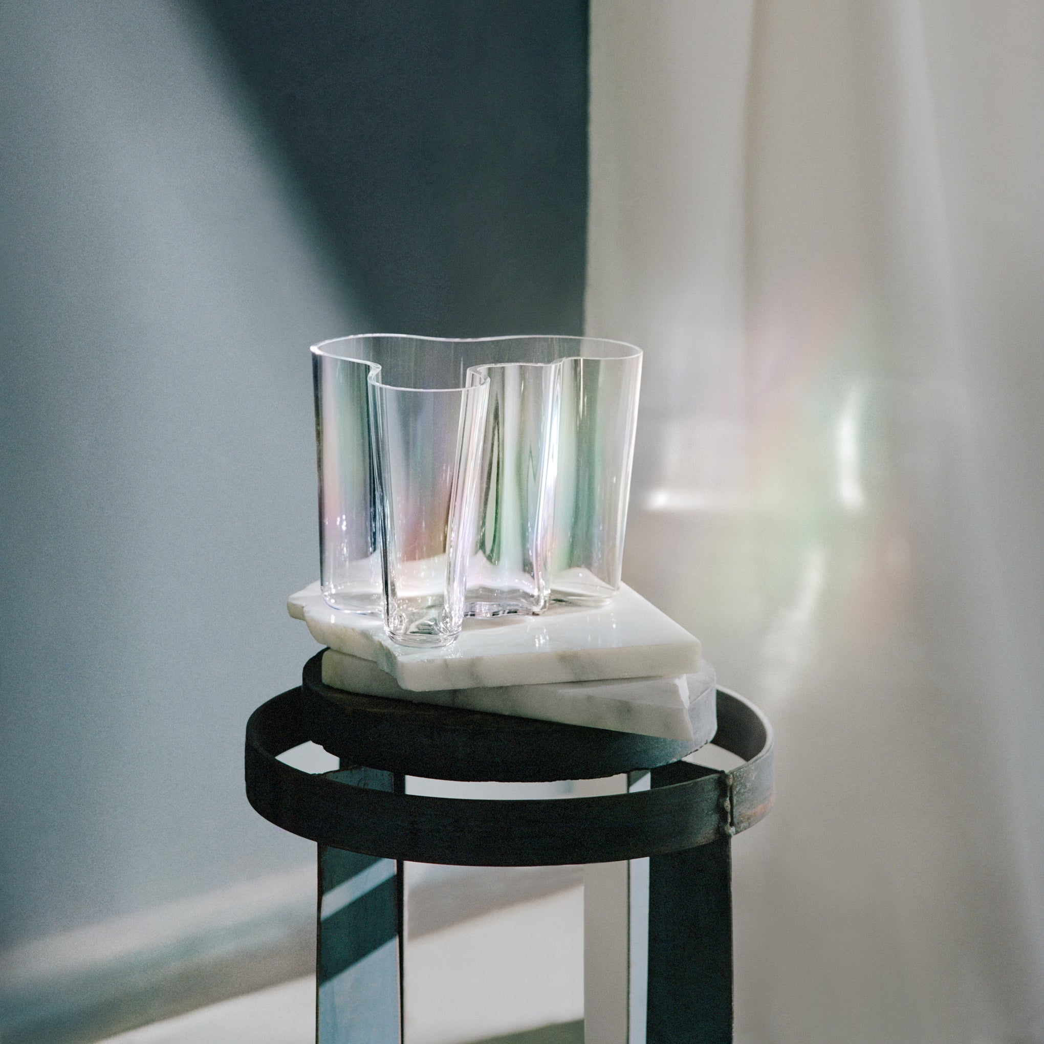 Alvar Aalto Iridescent Glass Vase - 90th Anniversary NYC Edition