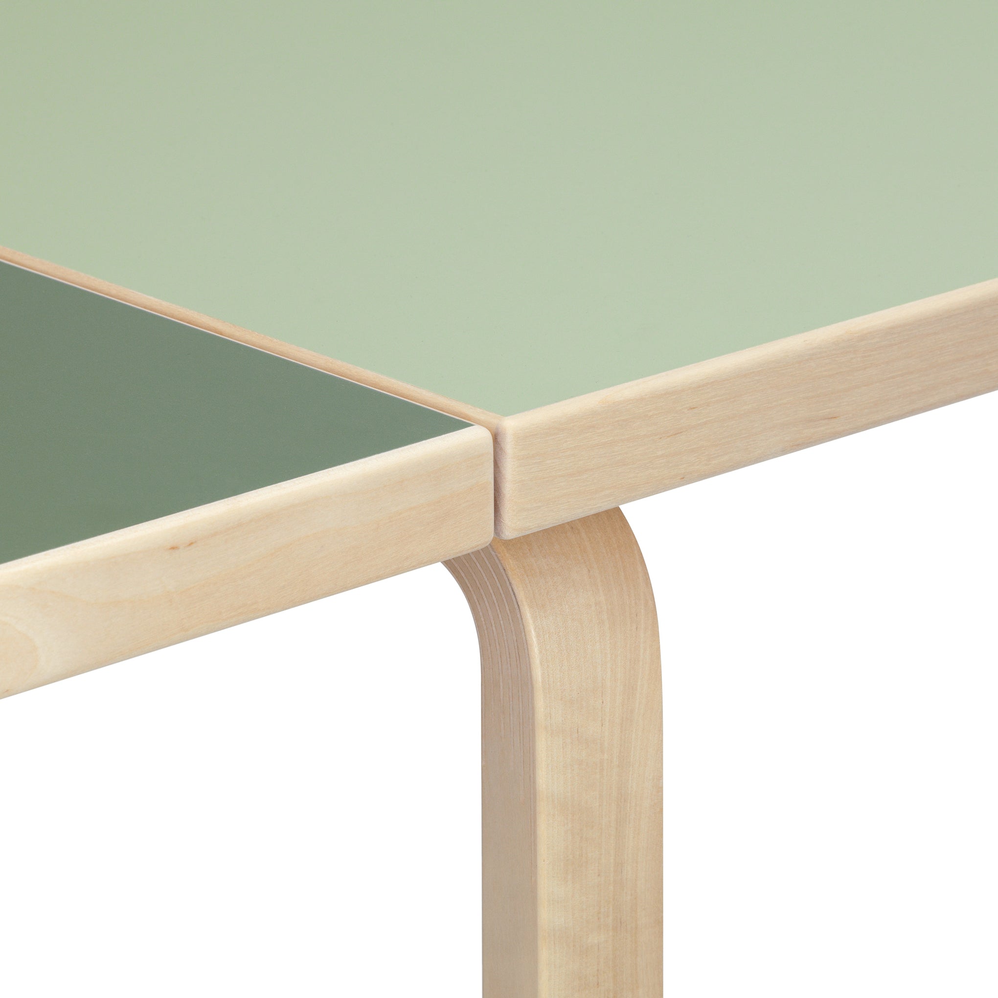 Artek Alvar Aalto Drop-Leaf Table - Pistachio/ Olive – MoMA Design