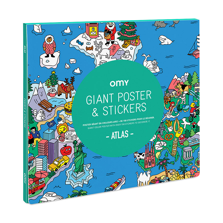 Giant Atlas Poster and Stickers – MoMA Design Store