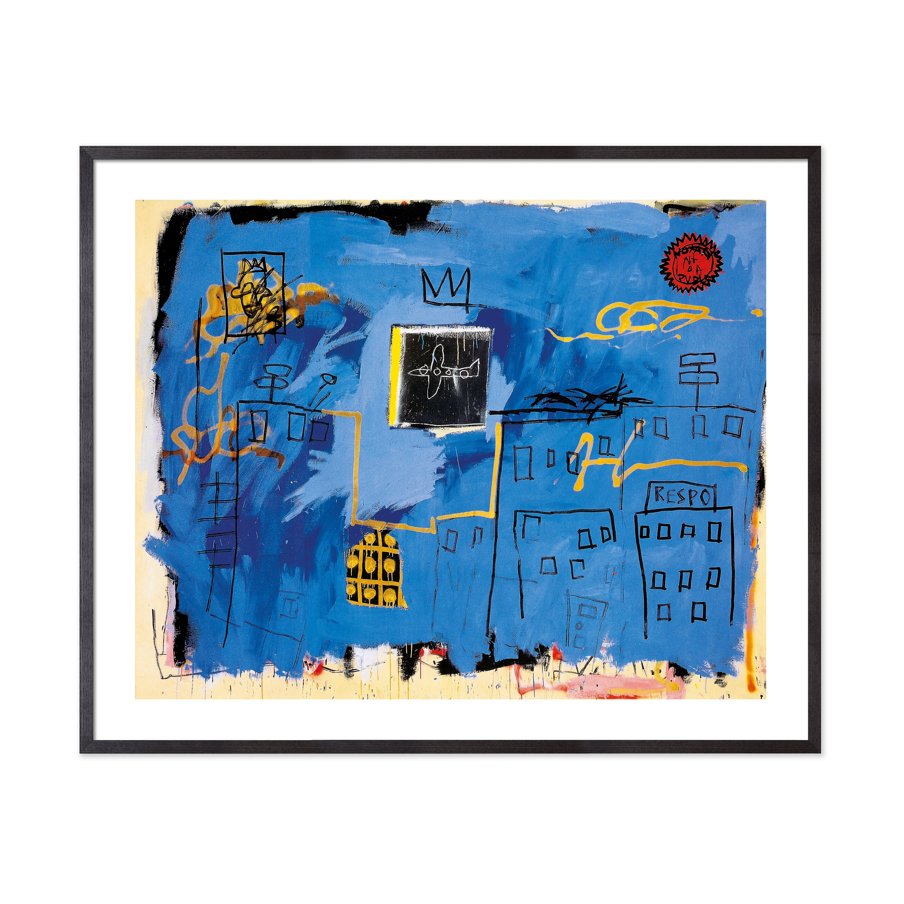Jean-Michel Basquiat: Untitled, 1981 Framed Print – MoMA Design Store