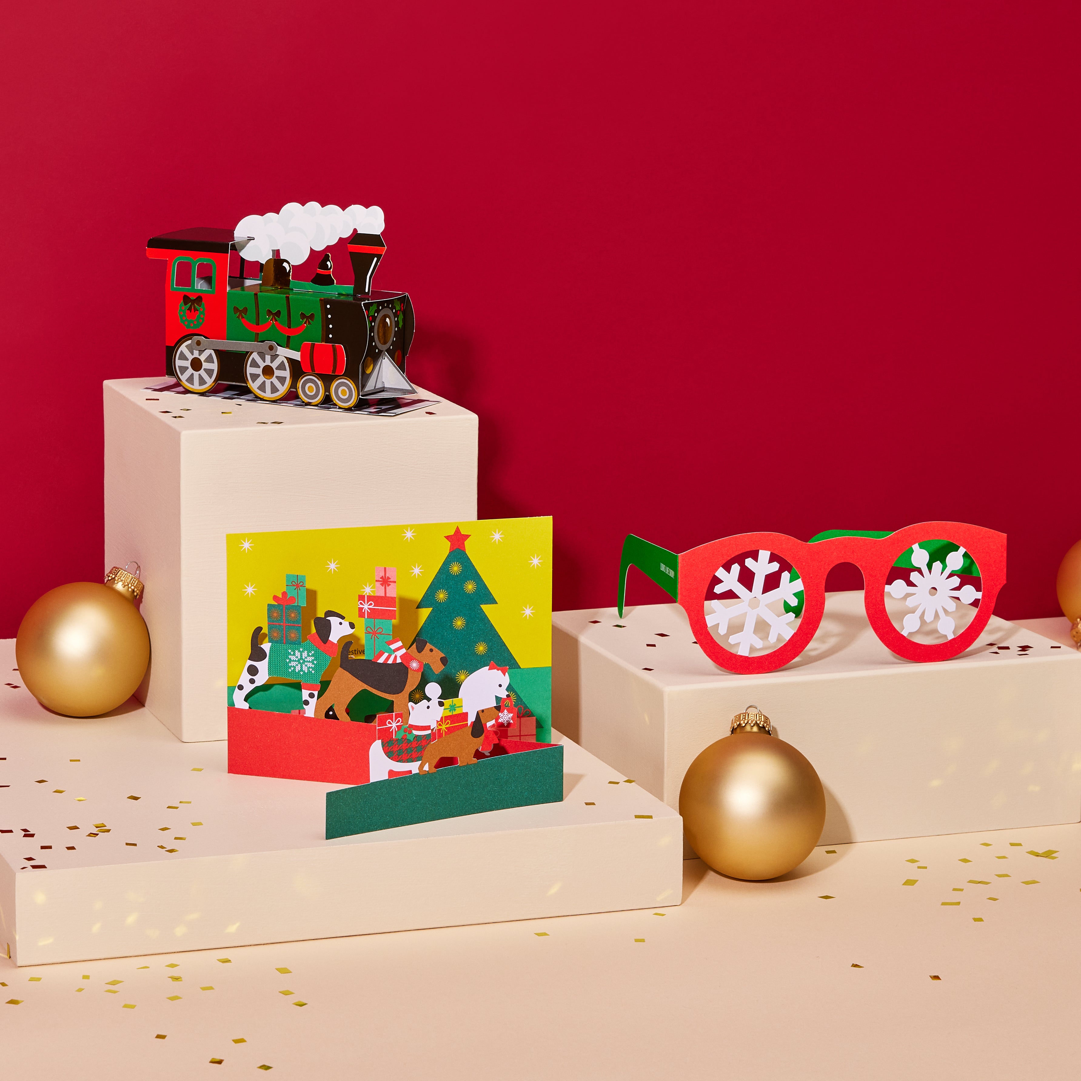 Holiday Express Holiday Pop-Up Cards - Set of 8 – MoMA