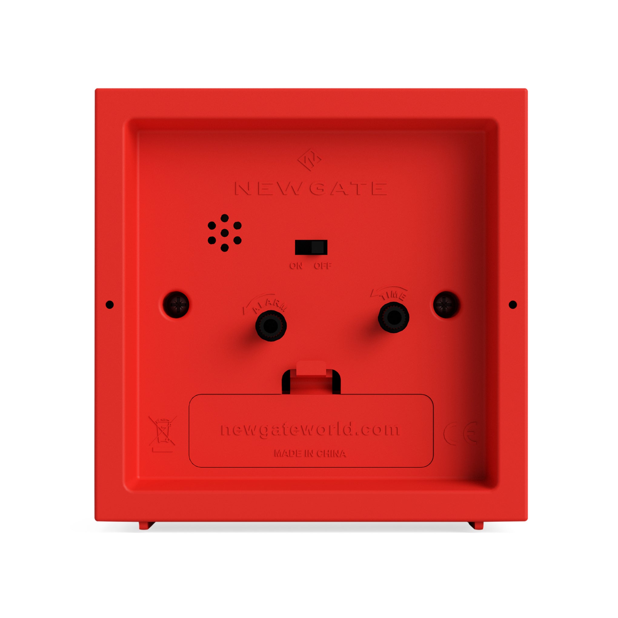 Newgate Cube Alarm Clock - Red – MoMA Design Store