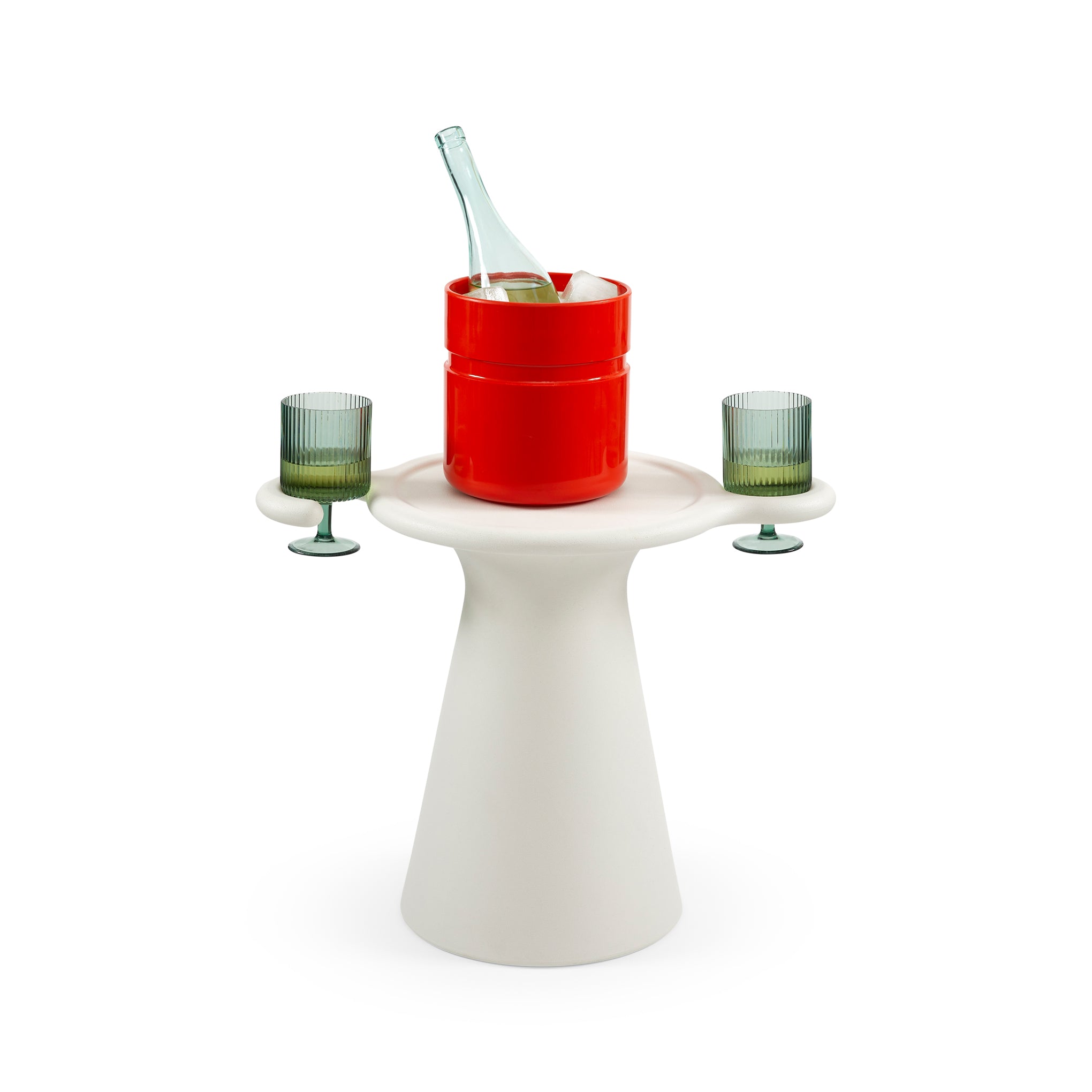 SOS Side Table & Stool from Heller - White – MoMA Design Store