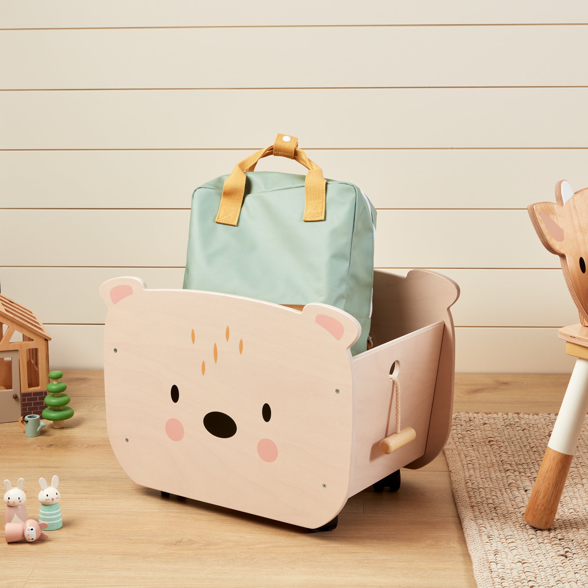 Pull Along Bear Storage Cart MoMA Design Store