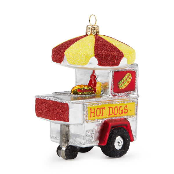 NYC Glass Holiday Ornament - Hot Dog Cart – MoMA Design Store