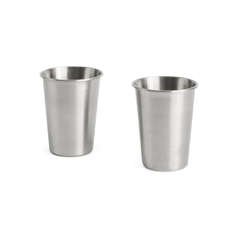 HAY Outdoor Market by Jasper Morrison Shop Steel Cups - Set of 2 - Medium
