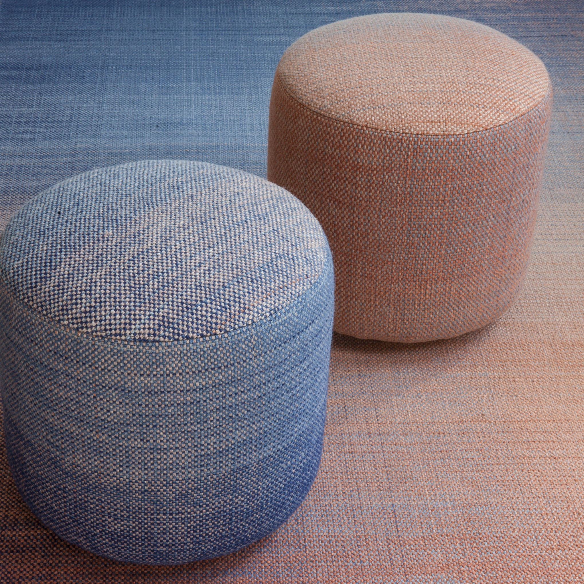 Nanimarquina Shade Pouf Stool - Blue/ Multi 2B – MoMA Design Store