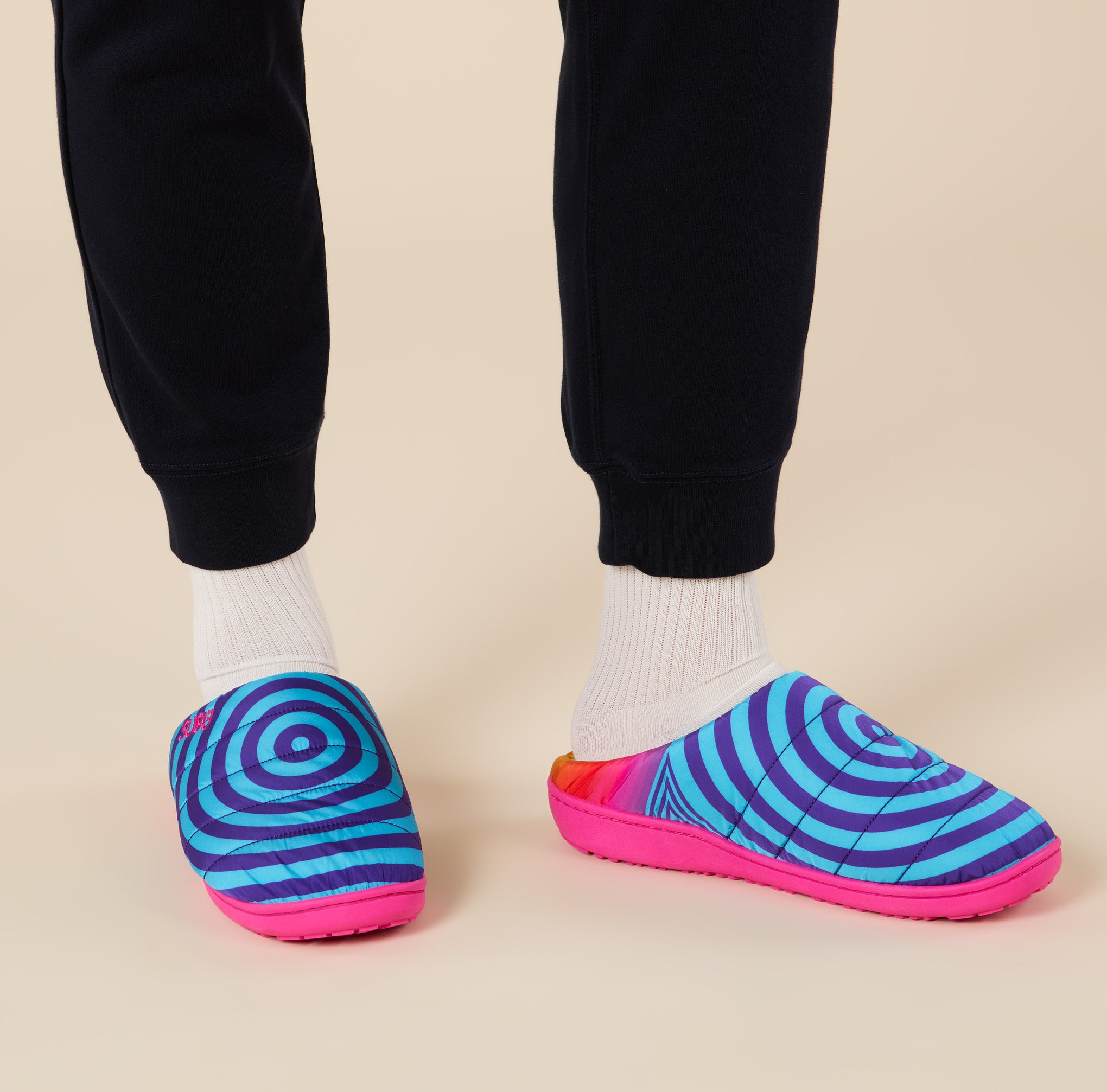 Jeffrey Gibson for MoMA Subu Slippers - Aura Spiral – MoMA Design