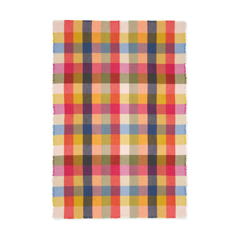 Bold Plaid Oversized Merino Cashmere Throw
